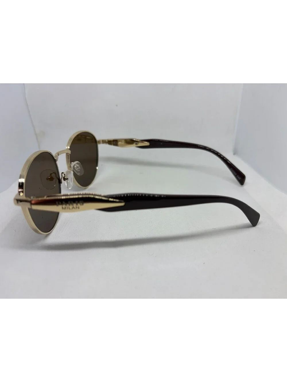 Paris Milan Sunglasses Brown Gold J7423 Polycarbonate Lens